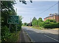 Roadsign on the A338