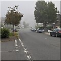 ST3090 : Descent into fog, Rowan Way, Malpas, Newport by Jaggery