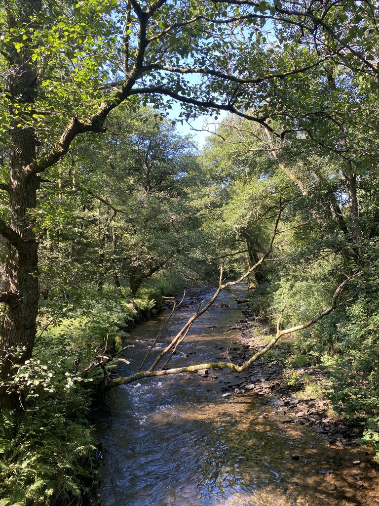 Afon Ogwr above Blackmill © Alan Hughes :: Geograph Britain and Ireland