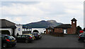 The car park in front of The Drift Inn and The Clockhouse, Lamlash, Arran