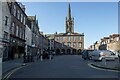 Narrowing of Montrose High Street at the Guildhall, Angus