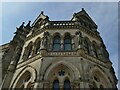 Royal statues on Bradford City Hall