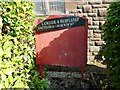 Delapidated church noticeboard