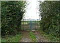 Gated entrance of Melton Road