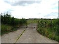 Field entrance off Melton Road (B6047)