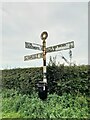 Direction Sign – Signpost near Brough Hill, Bolton Low Houses
