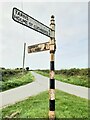 Direction Sign – Signpost near Newtown