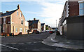 Third Avenue seen from Second Avenue, Heaton, Newcastle