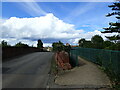 Greenhill Bridge Road crossing the railway