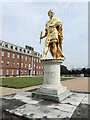 TQ2878 : Statue of Charles II at the Royal Hospital Chelsea by Marathon
