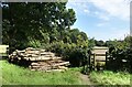 Logs by the Chiltern Way