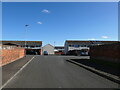 Berwick Townscape : Access road, Newfields estate, Berwick-upon-Tweed