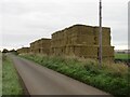 Bales by the roadside