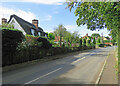 Great Bradley: houses on the main road