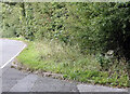 Old Milepost by the A540 near Mollington Cottages