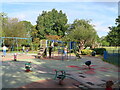 Play space with climbing frame, Lammas Park, Ealing