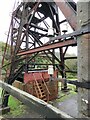 Base of headgear and top of shaft at Hetty Pit