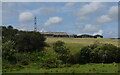 Looking up at Derwyn-fawr from Lon Eifion cycle path