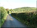 Lane to Gaer-fawr hill near Guilsfield