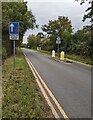 SO7806 : Traffic calming on the approach to Westend, Gloucestershire by Jaggery