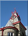 Marazion - Town Hall clock tower detail