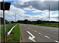 The A183 going east at Offerton