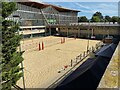 TQ3470 : Beach volleyball courts, Crystal Palace Park by Robin Stott