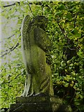 SE1223 : Angel in the churchyard, Southowram by Humphrey Bolton