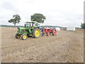 TG3029 : Vintage John Deere towing vintage Nuffield by David Pashley