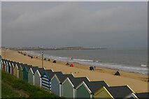 TG5302 : Gorleston-on-Sea: view north along the beach by Christopher Hilton