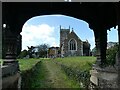 TF6927 : WEst Newton Church seen from the lych gate by Basher Eyre