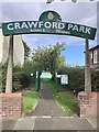 Crawford Park entrance, Monkseaton