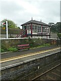 SD8163 : Signal box at Settle station by Roger Cornfoot