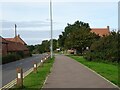 Cycle path beside Yarmouth Road