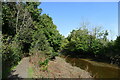 Path alongside Bartley Water, south Totton