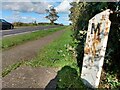 Old Milepost by the B1337, Clifton, Hepscott parish