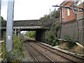 Railway south west from Harold Wood station