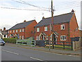 TM4289 : New semi detached houses in Peddars Lane by Adrian S Pye