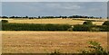 Field between railway line and A92