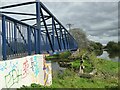 New and old footbridges over the river Don