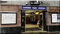 Entrance, Canons Park station