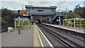 Kirkdale station - platform shelters and building