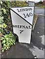 Old Milepost by the B5061, Holyhead Road, Wellington