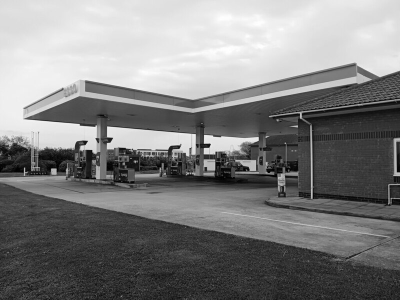 Study of a Gasoline Station © David Bremner Geograph Britain and Ireland