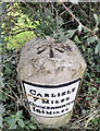 Old Milestone by the A595 at Howend