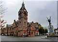 Town Hall and war memorial