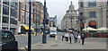 Looking up City Road from Finsbury Square