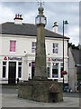 Old Wayside Cross in Guisborough market place