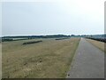 SK9407 : Path on the dam of Rutland Water by David Smith