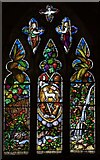 TF3457 : Stained glass window, St Luke's church, Stickney by Julian P Guffogg